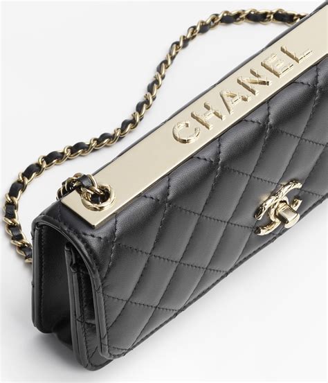 chanel fabric clutch|chanel clutch with chain black.